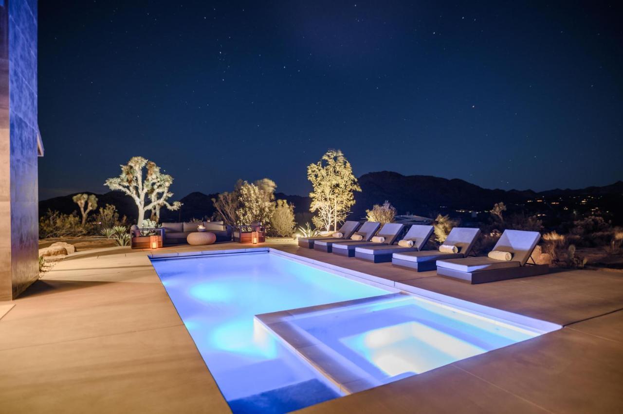 Amaru Muru - Luxury Retreat With Pool/Hot Tub/Yoga Joshua Tree Eksteriør bilde